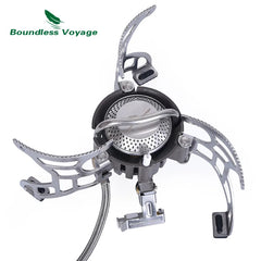 Boundless Voyage Camping Gas Stove Outdoor Portable Lightweight Furnace Burner