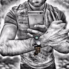 Military Emergency Braided Survival Bracelet With SOS LED Paracord Outdoor Camping