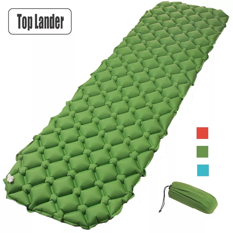 Air Mattress Inflatable Bed for Tent Portable Ultralight Sleeping Pad Air Bed Moistureproof