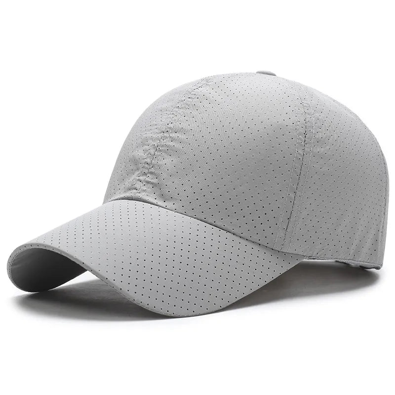 1pcs Baseball Cap Men Women  Summer Solid Thin Mesh Portable Quick Dry Breathable