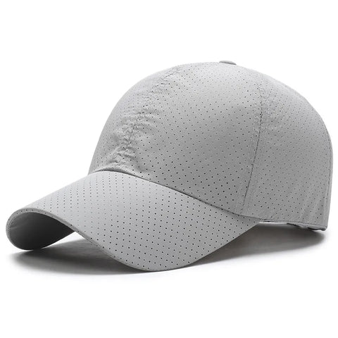 1pcs Baseball Cap Men Women  Summer Solid Thin Mesh Portable Quick Dry Breathable