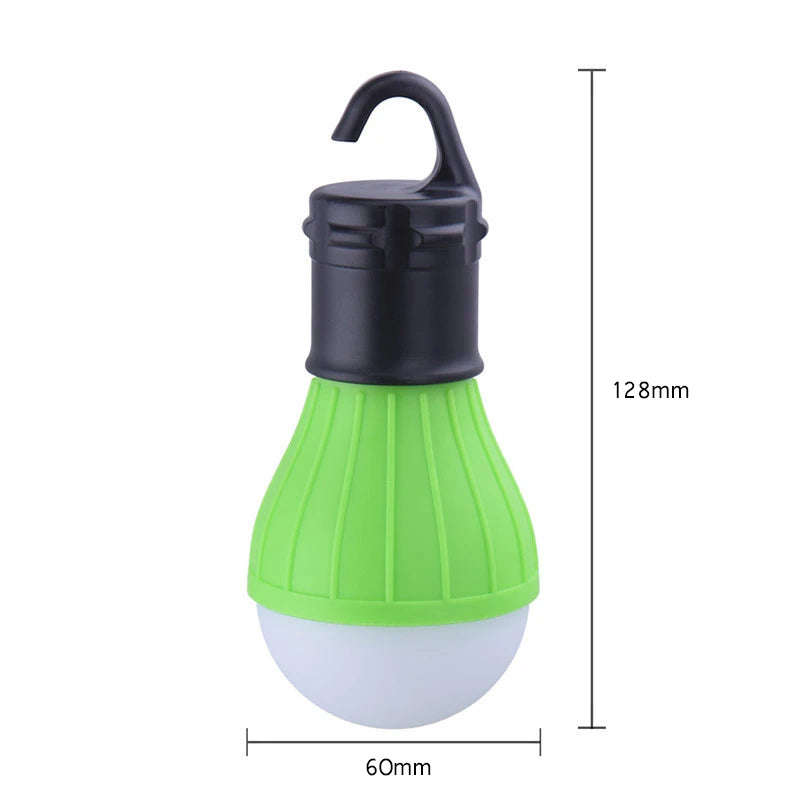 Portable outdoor Hanging 3LED Camping Lantern Soft Light LED Camp Lights Bulb Lamp