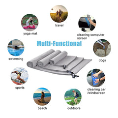 Quick Dry Microfiber Towels for Travel Sports Super Absorbent Soft Lightweight Swimming