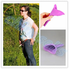 Women Urinal Travel kit tool Outdoor Camping Soft Silicone Urination Device patient Stand