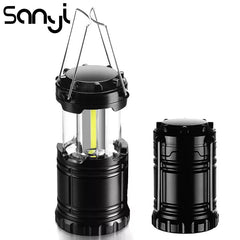 Mini 3*COB Tent Lamp LED Portable Lantern TelescopicTorch Camping Lamp Waterproof