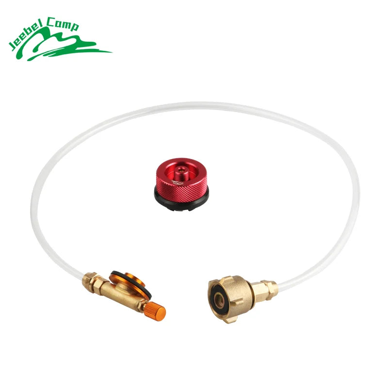 Jeebel Outdoor Gas refill Adapter Camping Stove Valve Propane Tank Refill Adapter