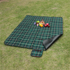 Vilead Folding Waterproof Picnic Mat Lightweight Cushion with Moisture-proof Plaided