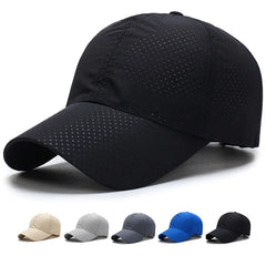 1pcs Baseball Cap Men Women  Summer Solid Thin Mesh Portable Quick Dry Breathable
