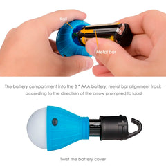 Mini Portable Lighting Lantern Tent Light LED Bulb Emergency Lamp Waterproof Hanging