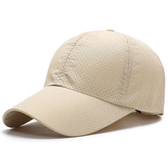 1pcs Baseball Cap Men Women  Summer Solid Thin Mesh Portable Quick Dry Breathable