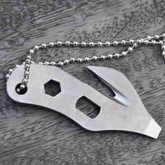 5 in 1 Outdoor Gadgets EDC Multifunction Portable Survival Kit Camping Knife Cutting Tools