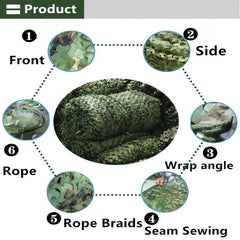 4x5m 2x3m Military Camouflage Net Camo Netting Army Nets Shade Mesh Hunting