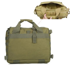 14inch Military Laptop Bag Tactical Computer Backpack Messenger Fanny Belt Shouder
