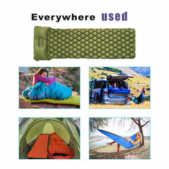 Hitorhike/Homful Inflatable Sleeping Pad Moisture-proof Camping Mat With Pillow air