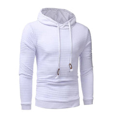 Hoodies Men 2021 Long Sleeve Casual Pullover Hooded Sweatshirt Mens White Hoodie