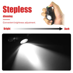 BORUiT D10 L2 LED Headlamp Powerful 3000LM Waterproof Headlight USB Rechargeable