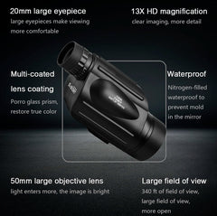 Svbony Telescope SV49 13x50 Monocular Powerful,Professional Monoculars,Waterproof