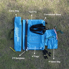 Lightweight Portable Sun Shelter Beach Tent Summer Outdoor Garden Sun Awning