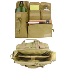 14inch Military Laptop Bag Tactical Computer Backpack Messenger Fanny Belt Shouder