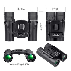 APEXEL 8x21 Compact Zoom Binoculars Long Range 1000m Folding HD Powerful Mini