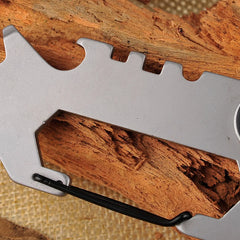 Portable EDC gadget multifunctional outdoor camping mountaineering key ring for survival