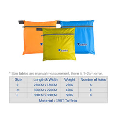 Ultralight Sun Shelter Camping Mat Beach Tent Pergola Awning Canopy 5 Colors 190T