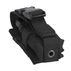 OneTigris Tactical MOLLE Flashlight Holster Belt Case Fight Light LED Torch Pouch