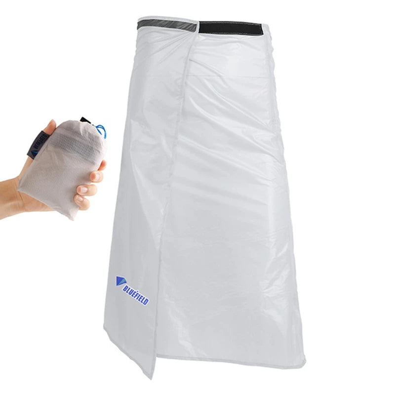 Lightweight 15D Silicone Coating Rain Gear Rainwear Long Rain Kilt Waterproof Skirt Pants