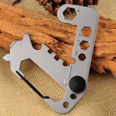 Portable EDC gadget multifunctional outdoor camping mountaineering key ring for survival