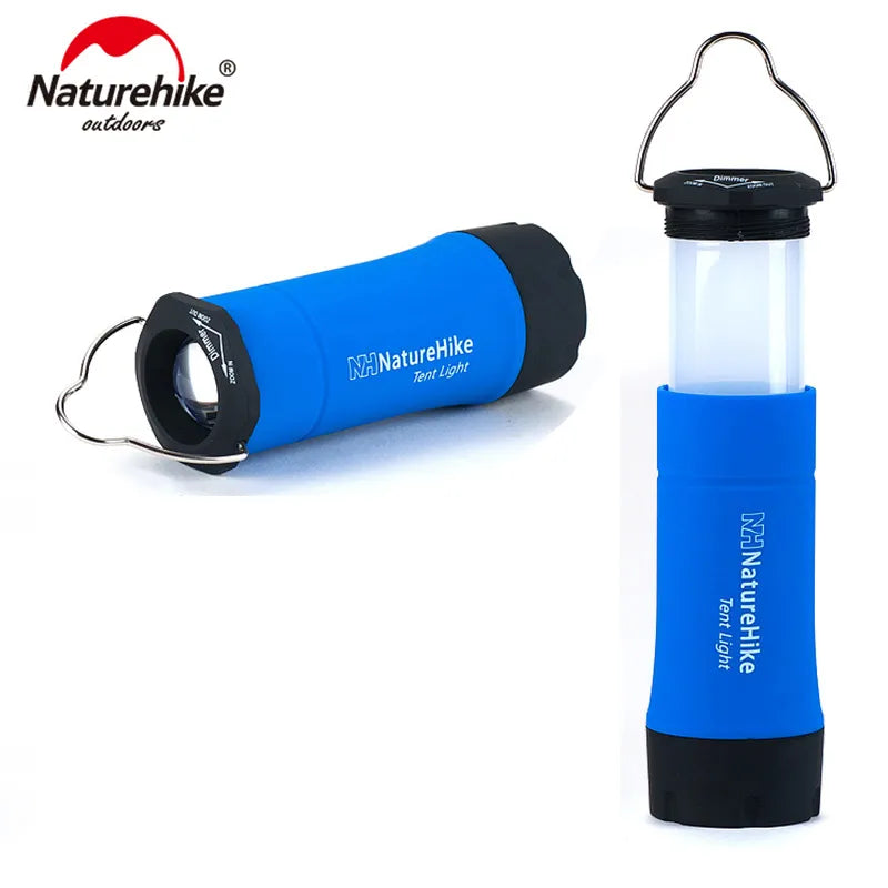 Naturehike Portable Mini CREE R2 LED Zoomable Flashing Camping Lantern Outdoor LED