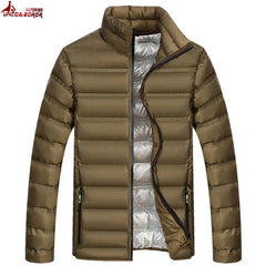 New Men`s Windbreaker Motorcycle Winter Jacket Men Camping Parkas Coats Streetwear