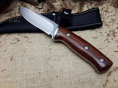 LCM66  hunting straight knife tactical knifeFixed Knives,steel head+solid wood handle