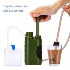 Outdoor Water Purifier Camping Hiking Water Filter Straw Replacement Filter Water