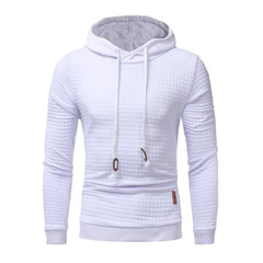 Hoodies Men 2021 Long Sleeve Casual Pullover Hooded Sweatshirt Mens White Hoodie
