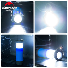 Naturehike Portable Mini CREE R2 LED Zoomable Flashing Camping Lantern Outdoor LED