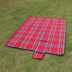 Vilead Folding Waterproof Picnic Mat Lightweight Cushion with Moisture-proof Plaided