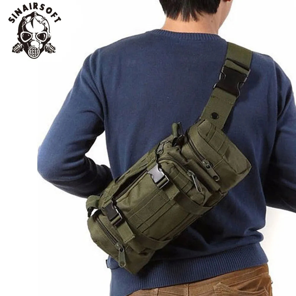SINAIRSOFT High Quality Outdoor Military Tactical Backpack Waist Pack Waist Bag