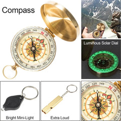 11 In 1 Emergency Survival Gear Multi Tools Kit Set Outdoor Camping Travel Multi-tool First