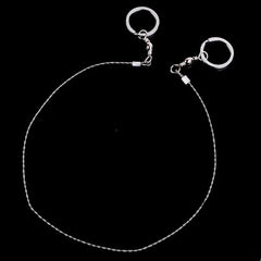 Topvico Portable Stainless Steel Wire Saw Outdoor Survival Self Defense Personal