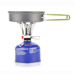 Outdoor Hiking Camping Cookware Set 1-2 Persons Portable Cooking Tableware Picnic