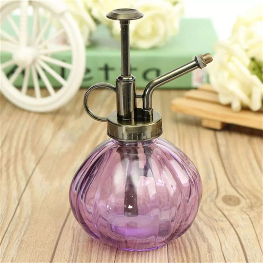 350ml Retro Watering Pot Flower Antique Plastic Glass Bronze Style Plants Shower Crafts