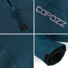COPOZZ Snowboard Ski Jacket Men Winter Hooded Warm Parkas Waterproof Male Snow