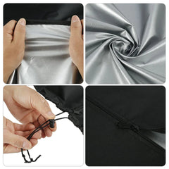 Patio Heater Cover Heavy Duty Waterproof Gas Pyramid Standup Outdoor Furniture