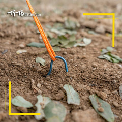 TiTo Titanium tent stake 8pc/12pcs 3.0mm Colorful Titanium alloy Outdoor Camping