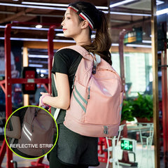 Women Gym Backpack Traveling Bag Fitness Bags for Shoes Training Dry And Wet Sack