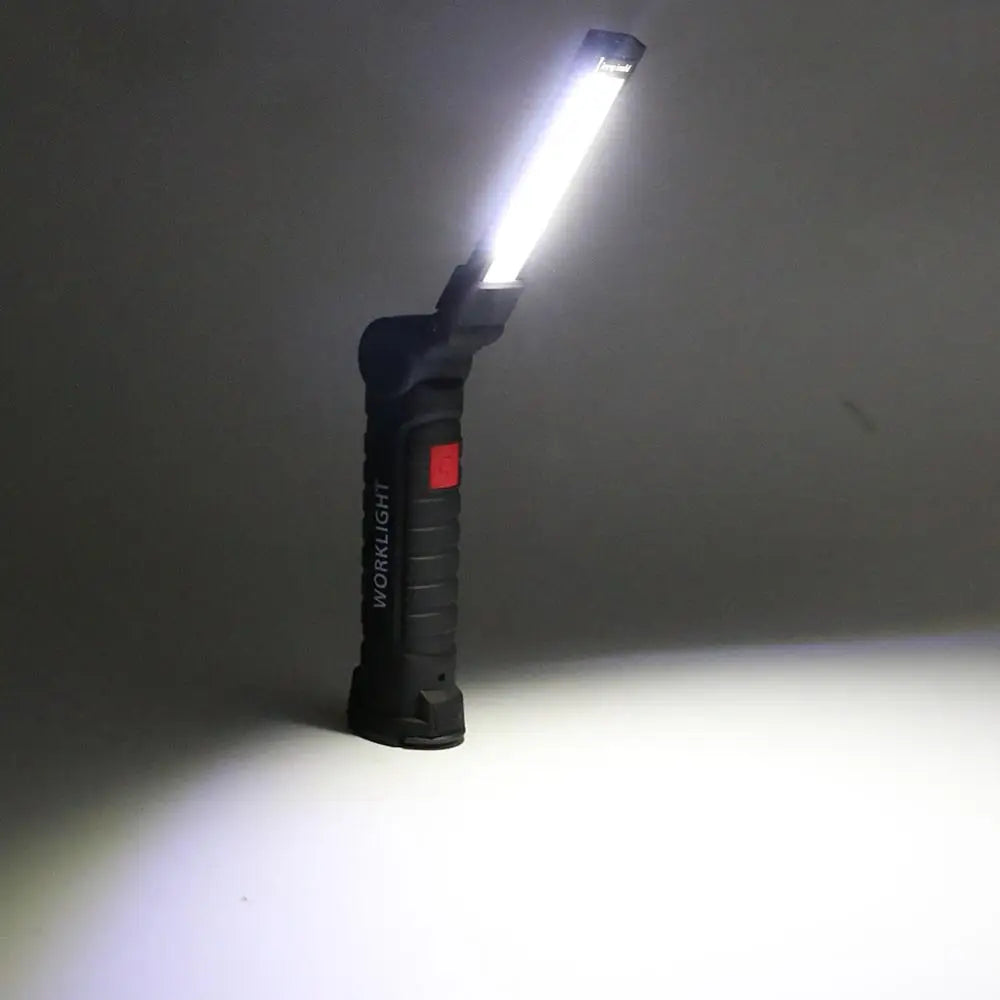 5 Modes COB LED Work Light USB Rechargeable Magnetic Torch Flexible Inspection Lamp