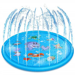 100/170cm Inflatable Spray Water Cushion Summer Kids Play Water Mat Lawn Games