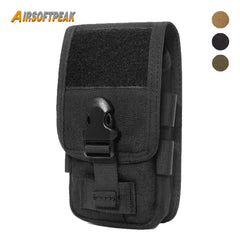 1000D Tactical Phone Pouch Military Fanny Pack Double Layer EDC Pack Outdoor Wallet