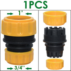 1/2" 3/4'' 1 Hose Connector Garden Tools Quick Connectors Repair Damaged Leaky