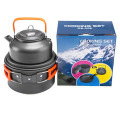 Picnic Camping Cookware Ultra-Light Portable Outdoor Water Kettle Pan Pot Travel